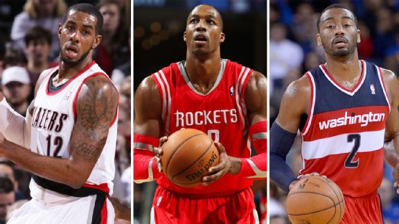 LaMarcus Aldridge, Dwight Howard, John Wall