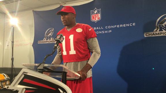 Julio Jones out of practice again, says he's fine