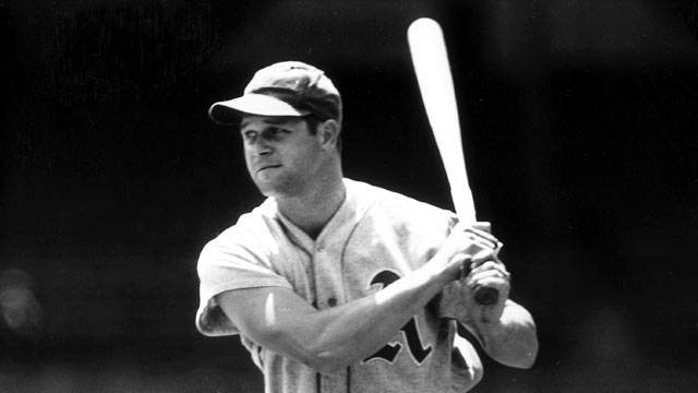 PHOTO: Jimmie Foxx, first-baseman and slugger for the Philadelphia Athletics, shown in this 1930 file photo.