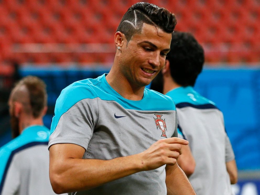 PHOTO: Cristiano Ronaldo of Portugal during training at Arena Amazonia on June 21, 2014 in Manaus, Brazil.