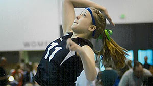 Mackenzie McCollum, a high school senior, was the starting setter on the volleyball team at Arlington Heights High School in Fort Worth. She fought to continue playing during her pregnancy.