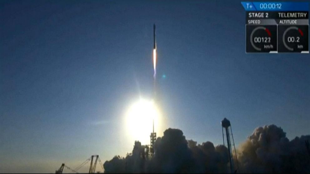 WATCH:  Recycled rocket delivers satellite into orbit