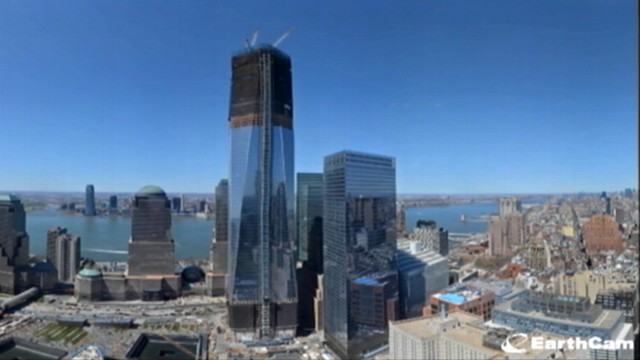 VIDEO: Time-lapse images show construction of 1 World Trade Center between 2004 and 2012.
