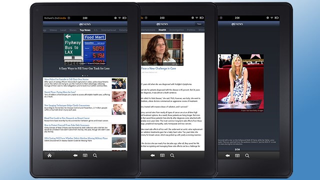 The all new abc news kindle app