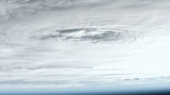 Video: NASA Space video of hurricane Danielle.