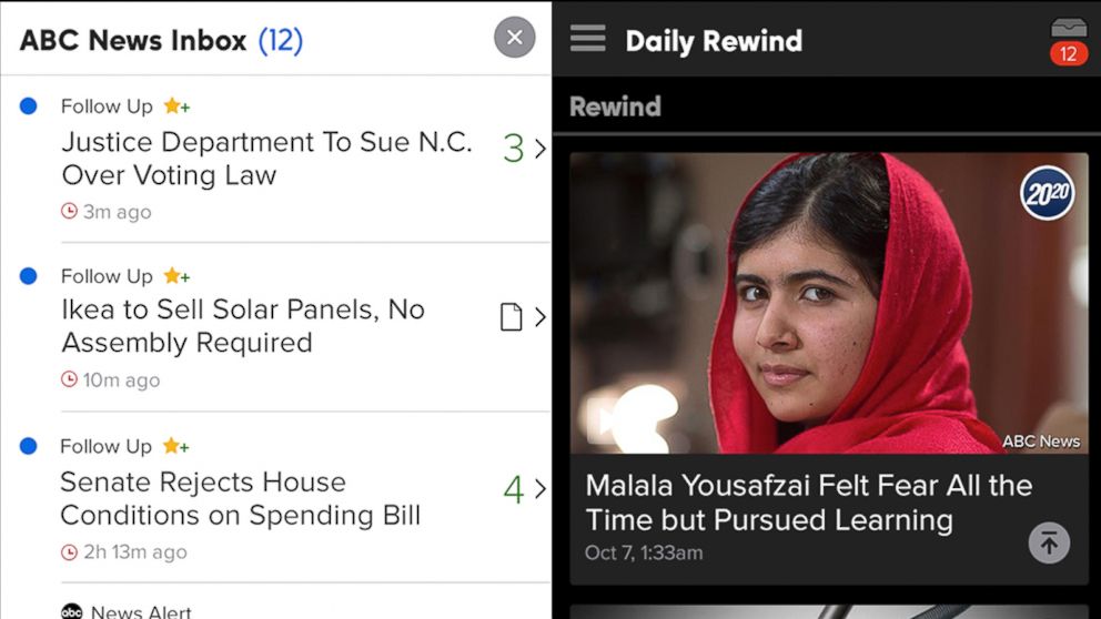 PHOTO: ABC News new iPhone and Android app.