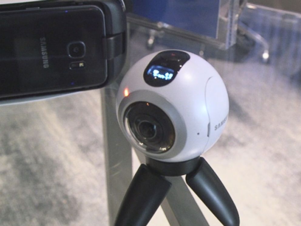 PHOTO: Samsungs new Gear360 virtual reality camera is seen in this photo