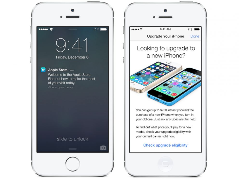 PHOTO: With the Apple Store app and iBeacon, Apple can now track you in its stores.