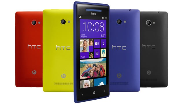 PHOTO: HTC's 8X and 8S run Microsoft's Windows Phone 8, have 8-megapixel cameras, and Super LCD 2 HD screens.