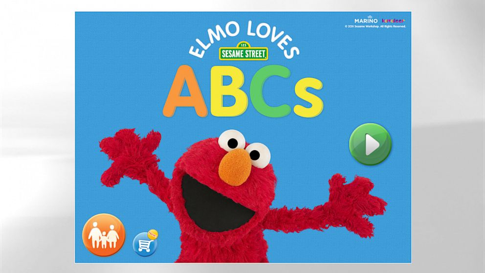 PHOTO: Sesame Workshops Elmo Loves ABCs and Elmo Loves 123s apps incorporate interactivity games and exercises, video, and letter and number identification to help children build fundamental literacy skills.
