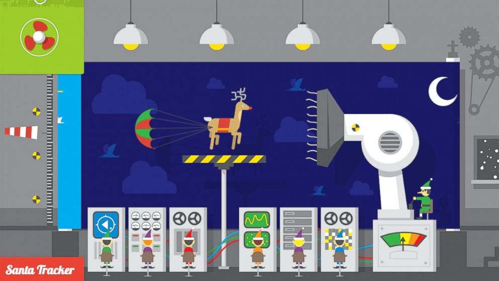 PHOTO: Googles new Santa Tracker.