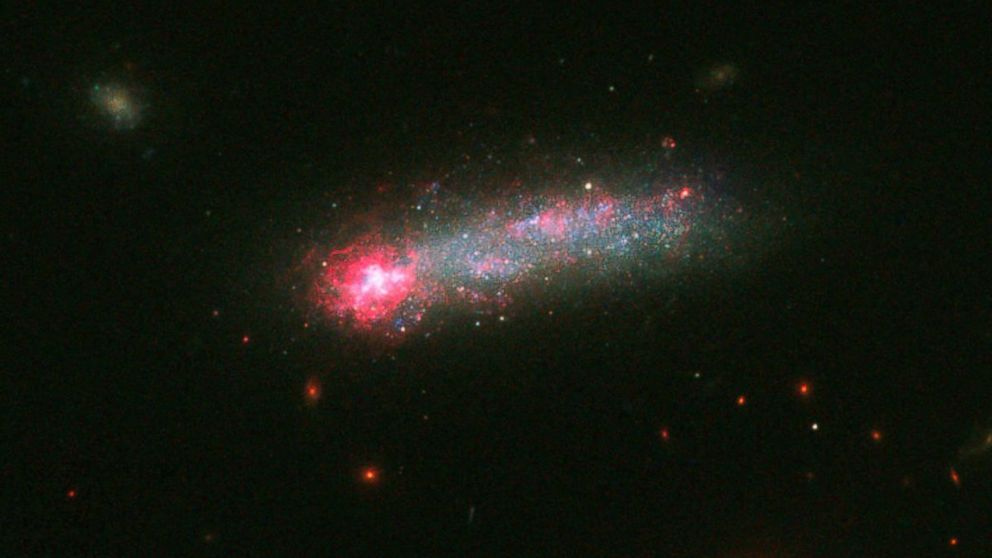 Hubble Catches Glimpse of 'Fireworks' in Nearby Galaxy
