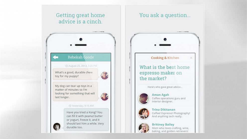 PHOTO: Cinch app will match your qestions to an expert to get you the best answers