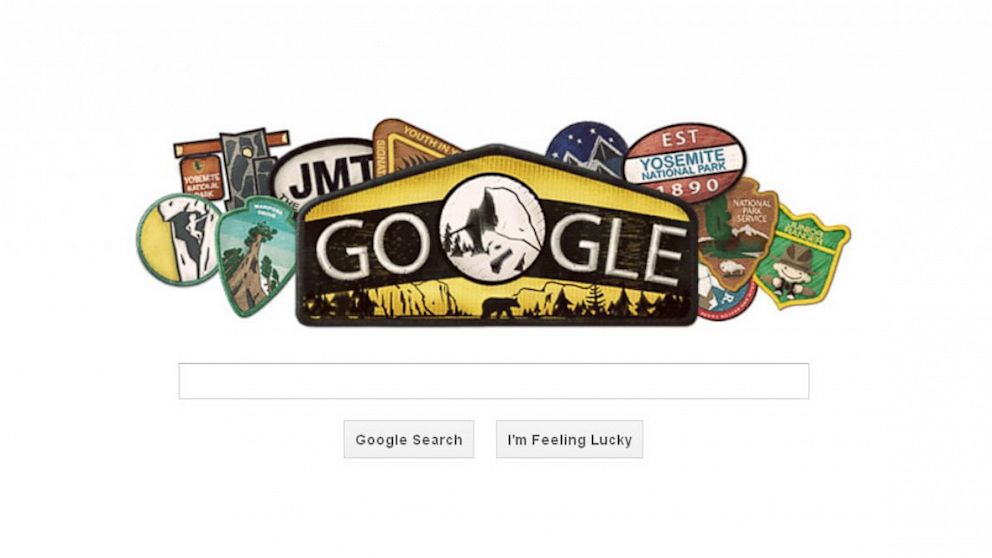 PHOTO: On Oct. 1, 2013 Google celebrated the birthday of Yosemite National Park.