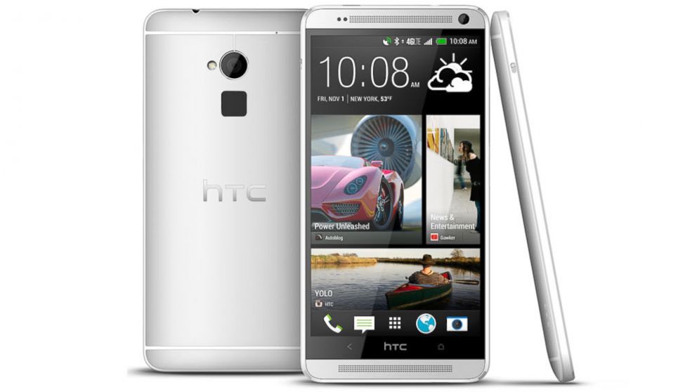 PHOTO: The HTC One Max has a large 5.9-inch, 1080p screen and a fingerprint reader.
