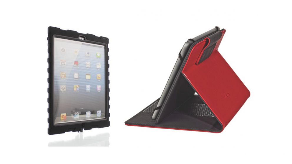 PHOTO: Hard Candys ShockDrop for iPad 5 case pictured left, M-Edges Stealth iPad 5 Case pictured right.