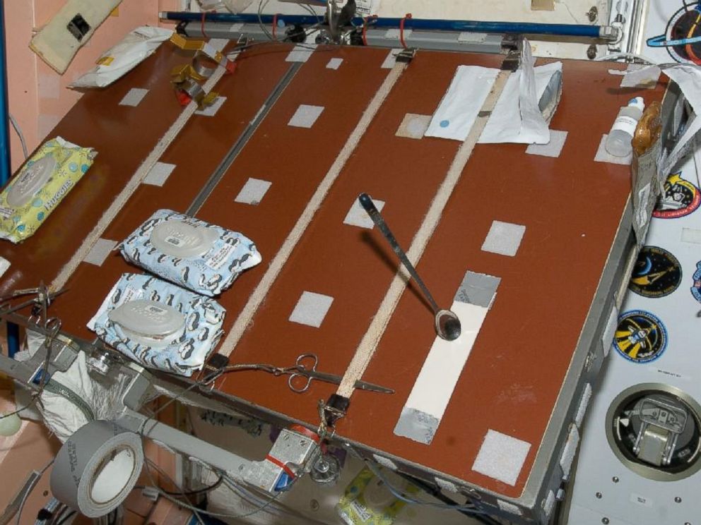 PHOTO: A photograph of the galley in the Unity node