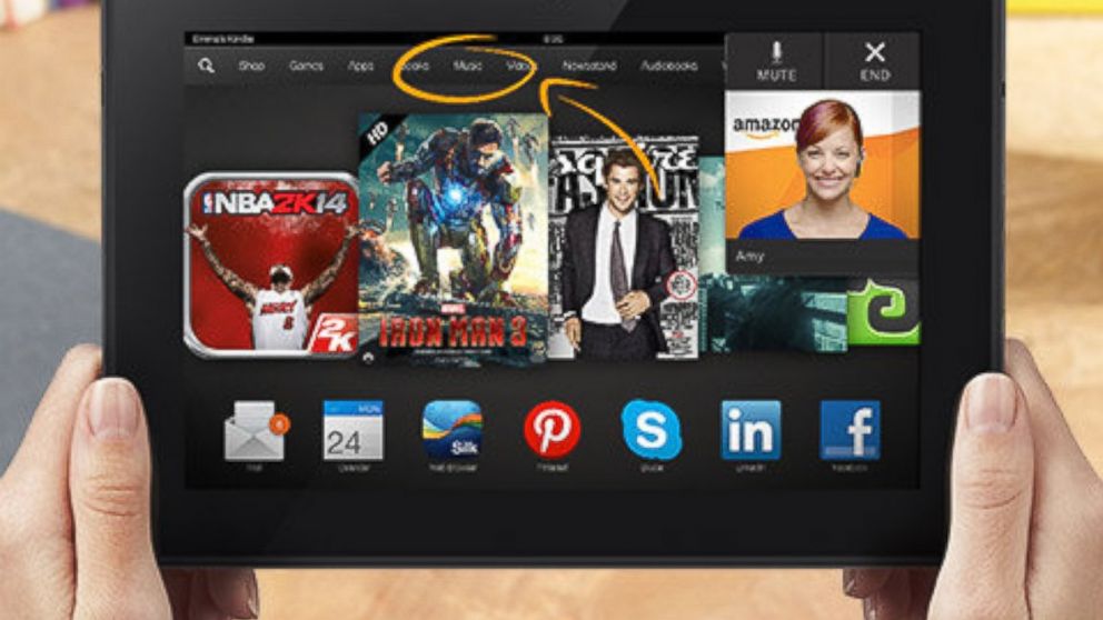 PHOTO: Amazon is marketing its new tablet by directly comparing itself to the iPad Air.