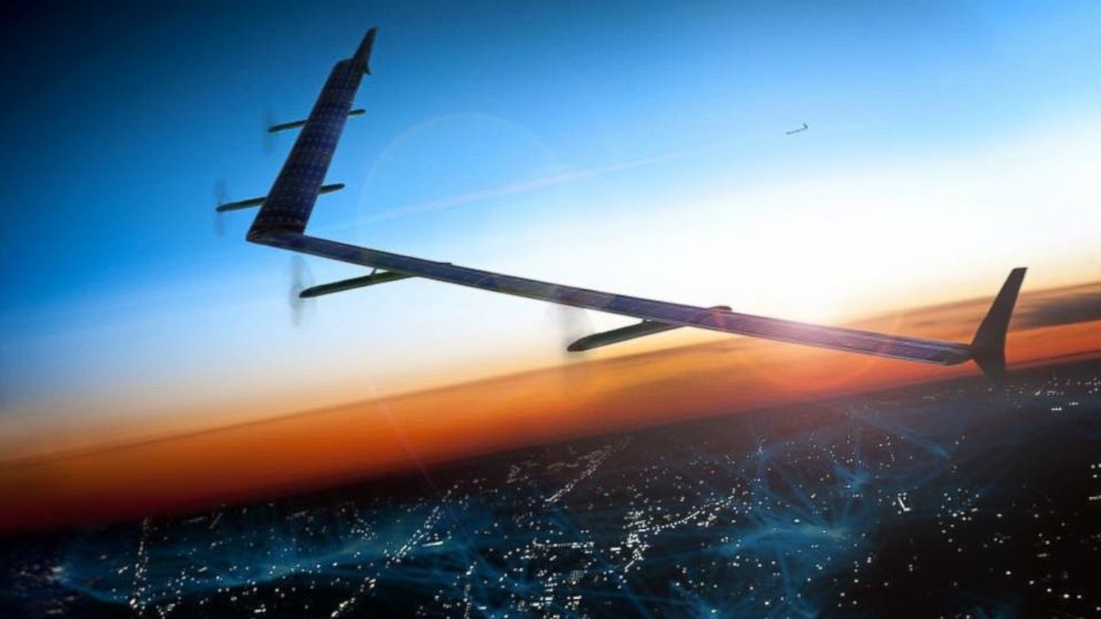 Facebook Reveals Plan for Unmanned Internet Airplanes
