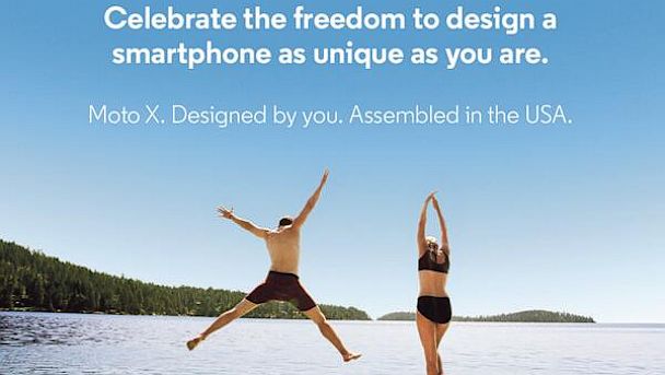 PHOTO:Motorolas teaser for its forthcoming Moto X phone.