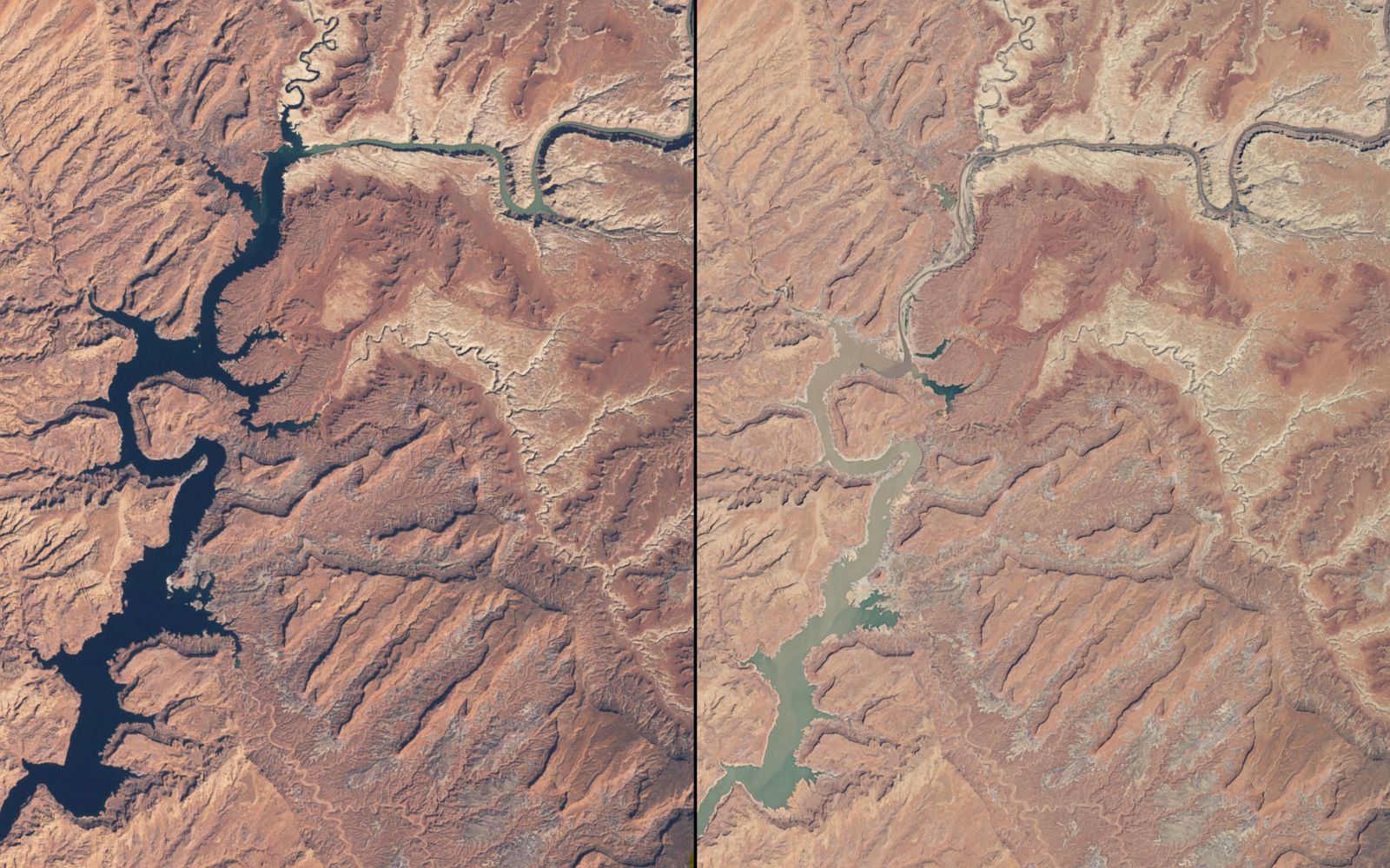 Drought in Arizona and Utah Picture The Changing the Face of the