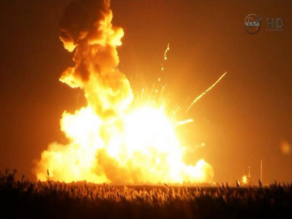 PHOTO: The Orbital Sciences Corporation Antares rocket, with the Cygnus spacecraft onboard, is seen in this Oct. 28, 2014 still from NASA. 