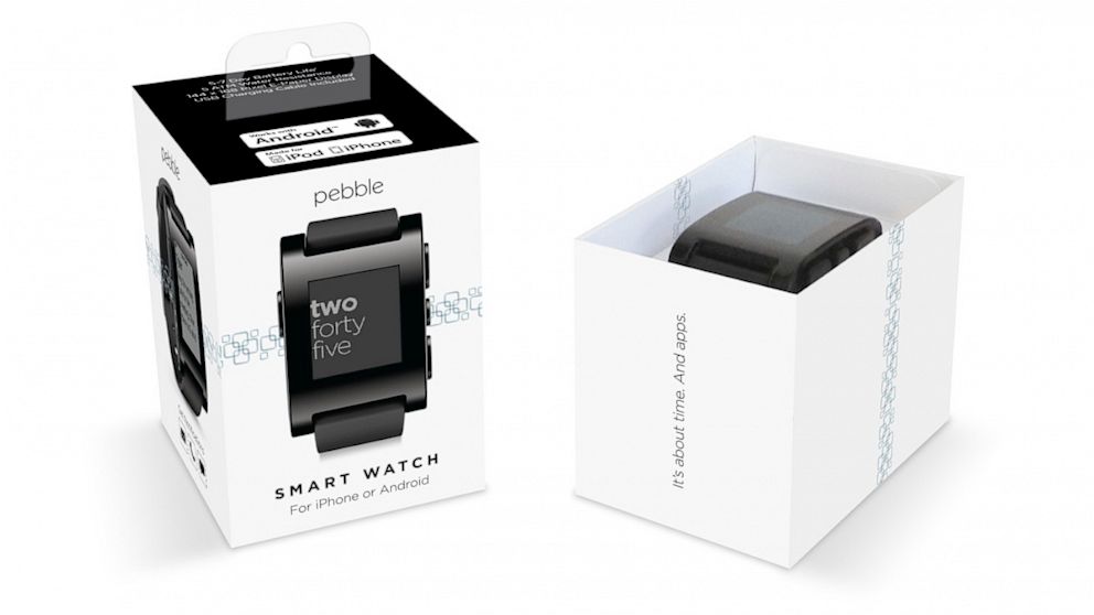 PHOTO: Pebbles smartwatch will be available soon at Best Buy.