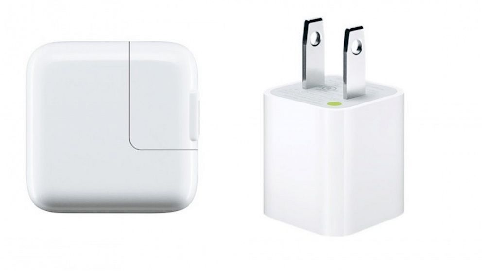 PHOTO: Apples USB power adapter for the iPhone and iPad.