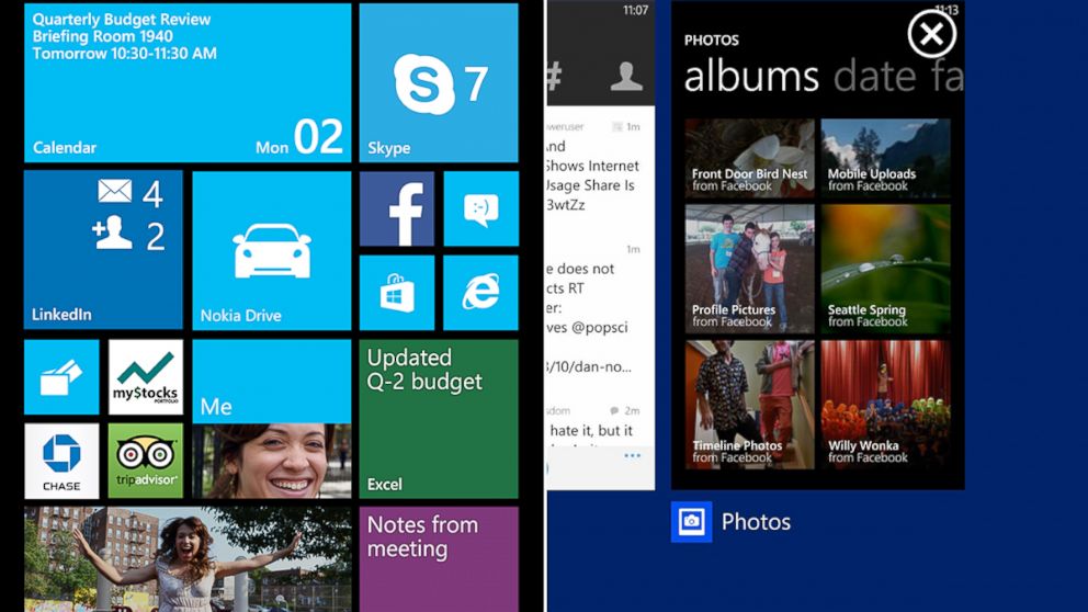 PHOTO: Microsofts Windows Phone 8 now supports bigger screens and has improved multitasking.