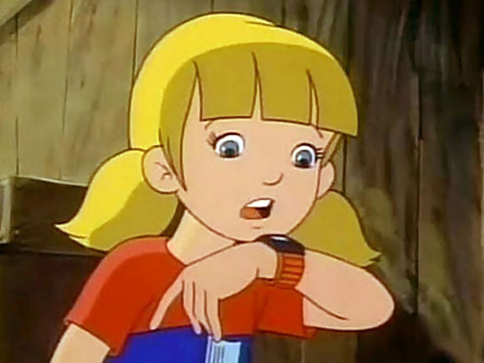 PHOTO: Penny, Inspector Gadgets Niece, wears a watch phone.