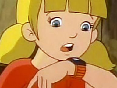 PHOTO: Penny, Inspector Gadget's Niece, wears a watch phone.