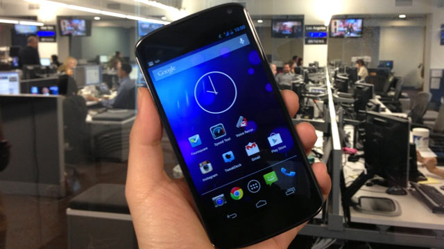 PHOTO: The $299 Nexus 4 is made by LG and Google.
