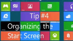 PHOTO: With Windows 8 you can organize the Start Screen.