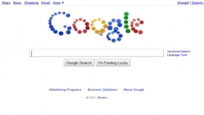 VIDEO: Googles newest doodle turns the companys logo into balls that users can move.