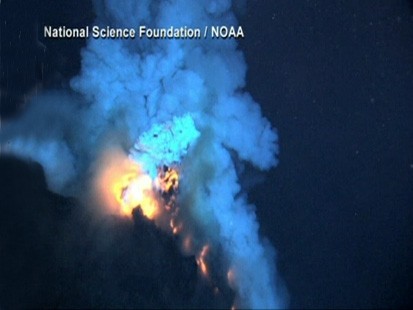 VIDEO: The Pacific Oceans West Malta volcano is the deepest eruption to be filmed.
