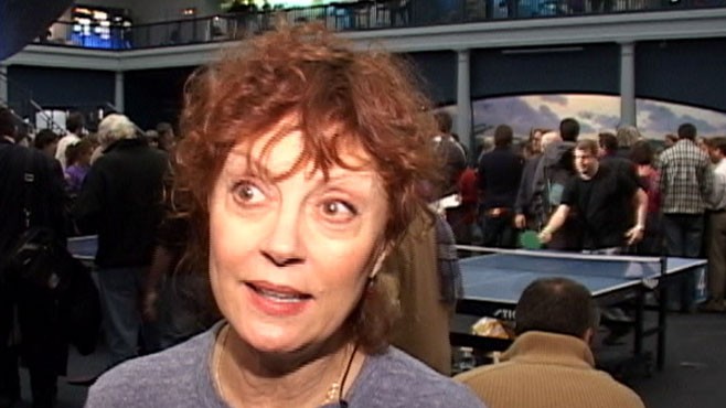VIDEO: Sport has cerebral side says neuroscientist; enthusiast Susan Sarandon agrees.