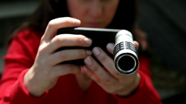 VIDEO: iPhone lenses, a flash and tripod help you take better shots with your phone.