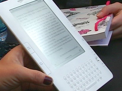 VIDEO: The Kindle electronic book reader to offer apps within the year.