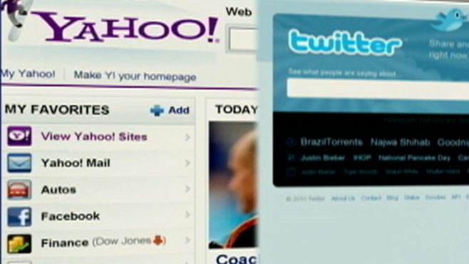VIDEO: Yahoo! will offer Twitter feeds on their site.