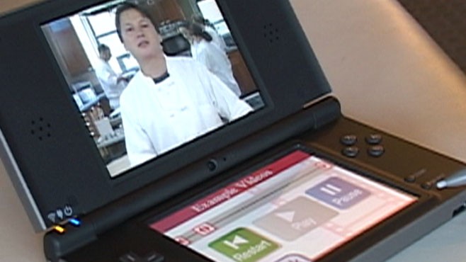 VIDEO: The DSI will feature two screens to accommodate gaming features.