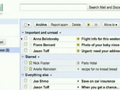 New Look for GMail