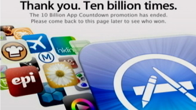 VIDEO: Apple has 10 billion reasons to celebrate the success of its iTunes App Store.