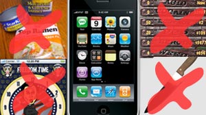 Photo: iPhone apps banned by Apple