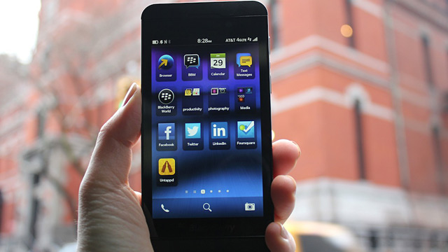 PHOTO: BlackBerry Z10