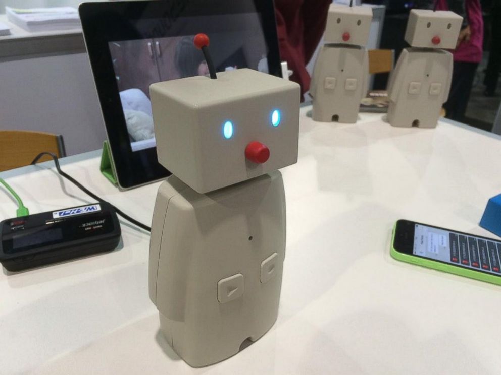 PHOTO: The Bocco Kids Robot sits on a table at CES 2015 on Jan. 6, 2015.