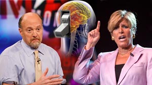 Photo: Expert Advice Shuts Your Brain Down: Jim Cramer, Suze Orman