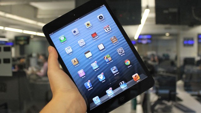 PHOTO: The iPad Mini is cheaper and smaller than the regular iPad.