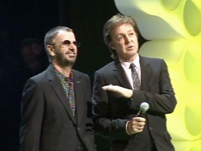VIDEO: Paul McCartney and Ringo Starr unveil Beatles Rock Band.