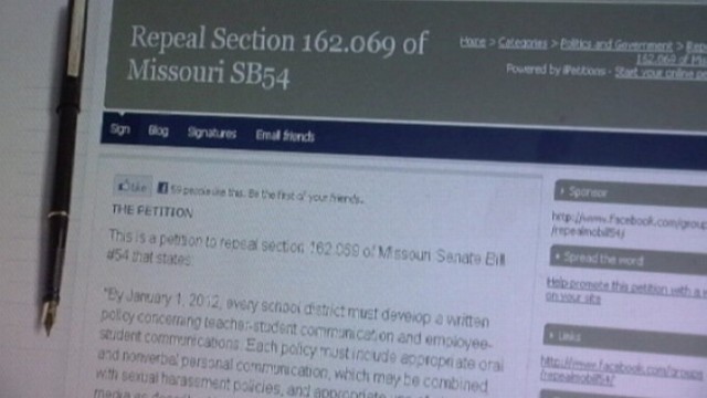 VIDEO: The law limits social media contact between teachers and students.