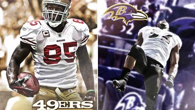 PHOTO: The official 49ers and the Ravens apps for iPhone.